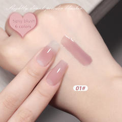 Transparent Pink Tipsy Blush Colors