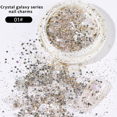 Crystal Galaxy Series Nail Charms