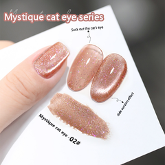 Mystique Cat Eyes-Magnetic Glitter Solid Nail Polish gel