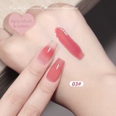 Transparent Pink Tipsy Blush Colors