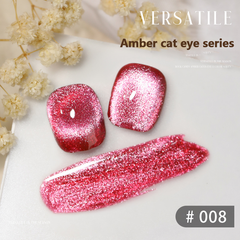 Amber series - Cat Eye Magnetic Glitter Solid Nail Polish gel