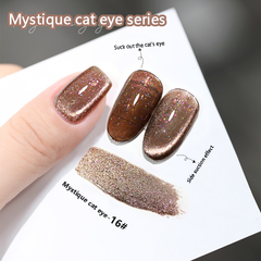 Mystique Cat Eyes-Magnetic Glitter Solid Nail Polish gel