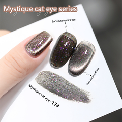 Mystique Cat Eyes-Magnetic Glitter Solid Nail Polish gel