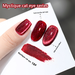 Mystique Cat Eyes-Magnetic Glitter Solid Nail Polish gel