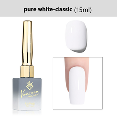 2023 New PureBlack Purewhite Milky white-UV nail polish