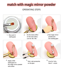 Speacial Modeling Glue For Magic Mirror Powder