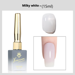 2023 New PureBlack Purewhite Milky white-UV nail polish