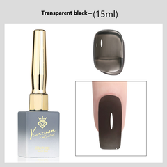 2023 New PureBlack Purewhite Milky white-UV nail polish