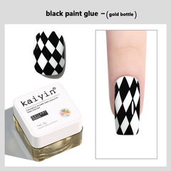 2023 New PureBlack Purewhite Milky white-UV nail polish