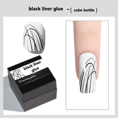 2023 New PureBlack Purewhite Milky white-UV nail polish