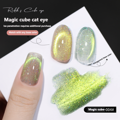 Magic Cube Cat Eyes-Magnetic Glitter Solid Nail Polish gel