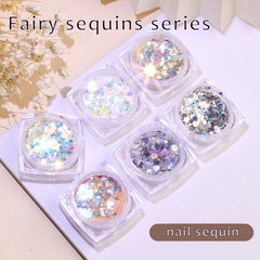 Fairy Sequin Nail Charm Series