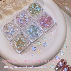 Aurora Love Diamond Ornaments