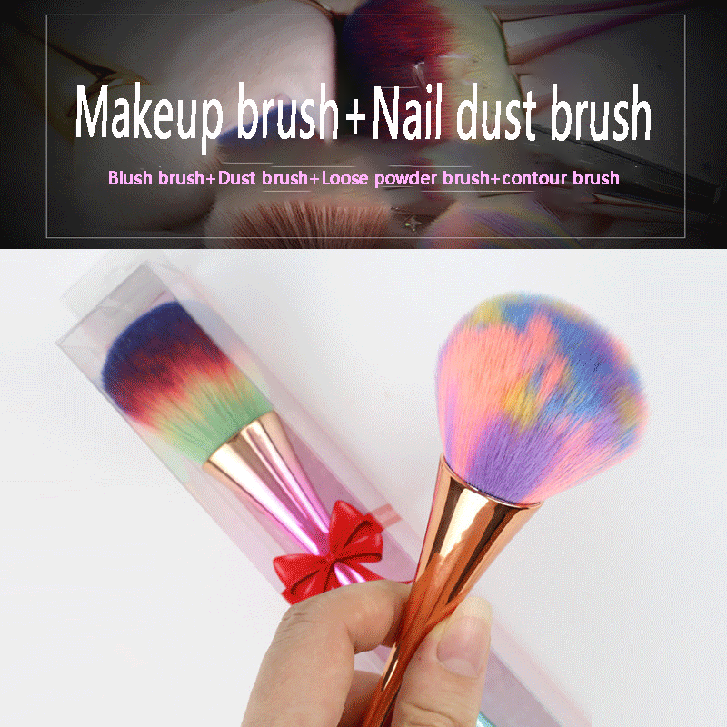 Nail Brush (Makeup brush+Nail dust brush)