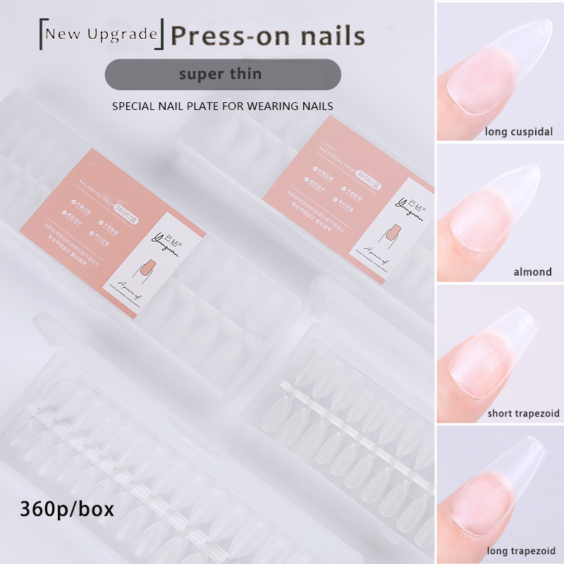 360pcs/Upgraded Nail Tips Artificial Acrylic Full Cover