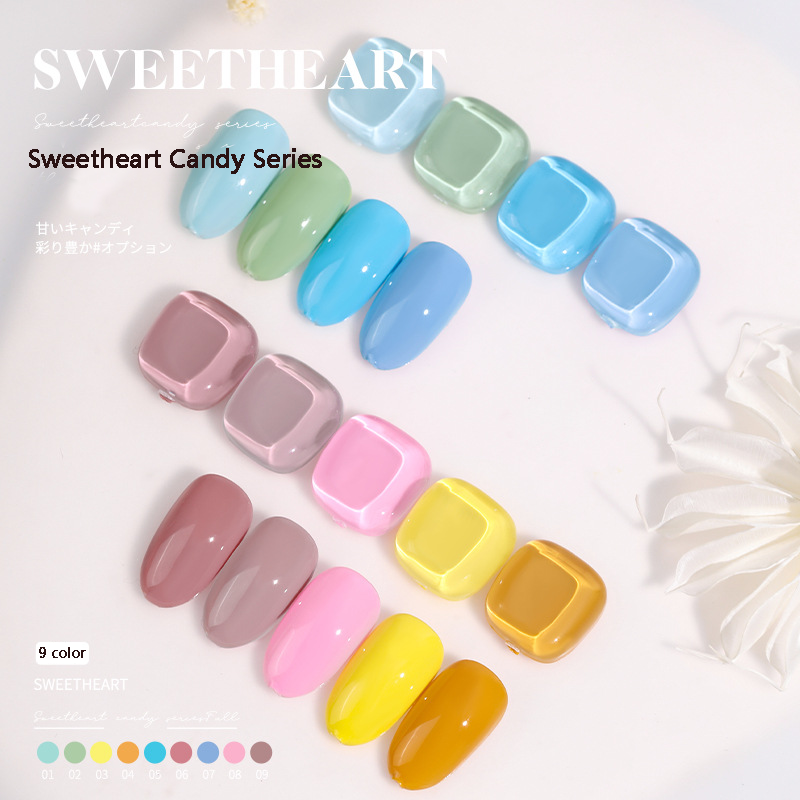 Candy series -Pop color liquid nail gel polish