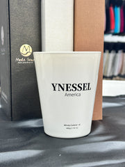 Ynessel Candle Sparkling Cinnamon Scented, Classic 22oz Large Jar Single Wick Candle, Over 110 Hours of Burn Time