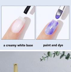 Automatic transparent halo dye glue liquid