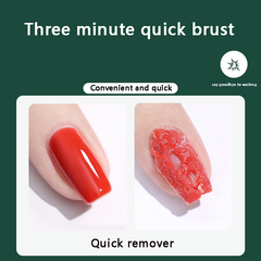 Color Remover gel - Nail Gel Remover, Peel Off Nail Latex, (Free Cuticle Pusher)