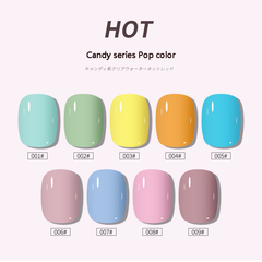 Candy series -Pop color liquid nail gel polish