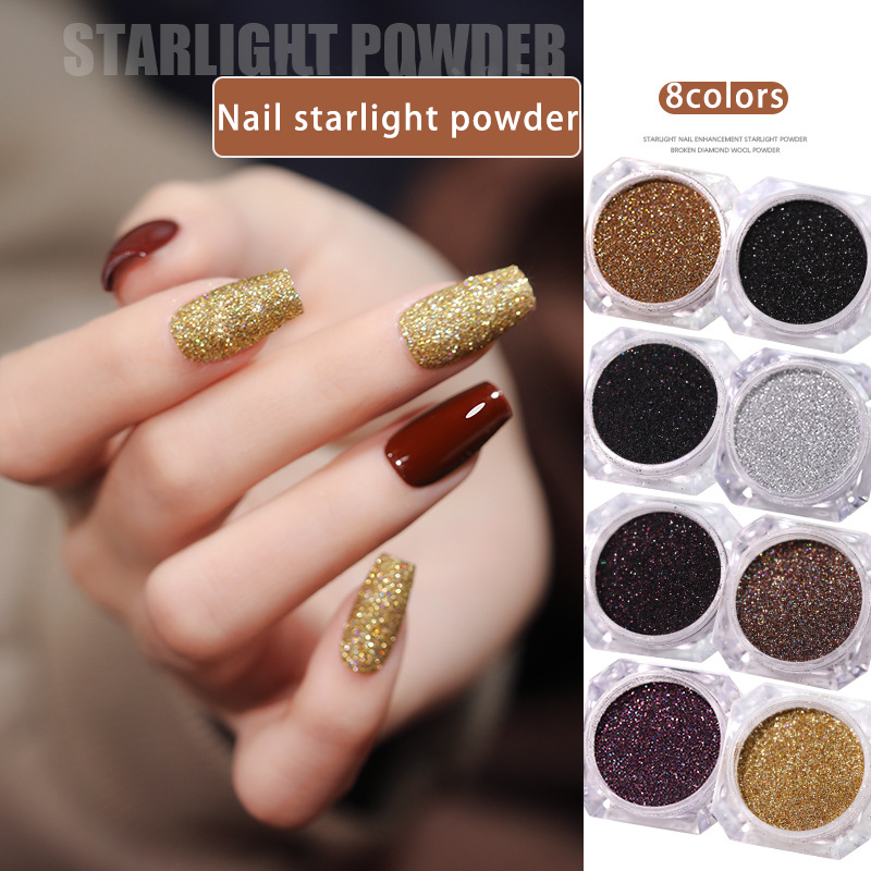 Starry fragments - Gradient Iridescent Nail Powder Glitter Sequins Fla –  Dajunails