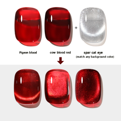 Ice though glass color series-Liquid Nail Polish/Cat Eye Gel Polish