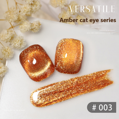 Amber series - Cat Eye Magnetic Glitter Solid Nail Polish gel