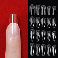 240pcs/Bag False Nail Tips Artificial Acrylic Frosted Full Cover