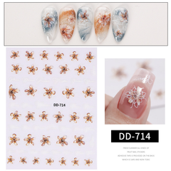 Chrysanthemum Nail Sticker Beauty Daily Decals