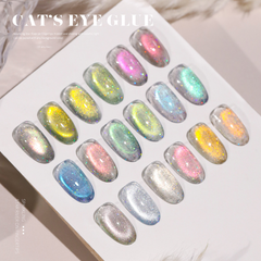 Magic Cube Cat Eyes-Magnetic Glitter Solid Nail Polish gel