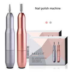 Electric Nail Drill UV Gel Remover with 6 pcs Metal grinding head