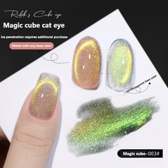 Magic Cube Cat Eyes-Magnetic Glitter Solid Nail Polish gel