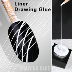 Nail art linner gel glue, POLISH DESIGN LINERS,Linner Drawing glue