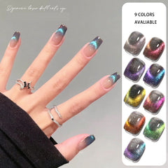 Dynamic Dreak Auger- Cat Eye Magnetic Glitter Solid Nail Polish gel