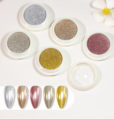 Magic Mirror Nail Powder Metal Effect Nail Glitter Dust