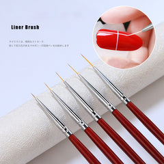 Painting Drawing Pen 1 Pcs/Set Acrylic French Stripe Line Liner Brush