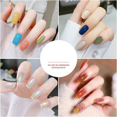 4 colors solid nail gel Beginer set Kit