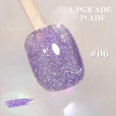 New Upgraded Glitter Series -  Glitter Solid Nail Polish.Gel Polish Bright Glitter UV Gel Nail Polish Art Varnish - Glitter Star