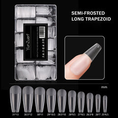 504 pcs/Bag Dull polish False Nail Tips Artificial Acrylic Frosted Full Cover