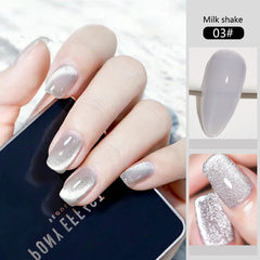 Cat Eye Magnetic Glitter Solid Nail Polish gel