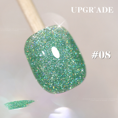 New Upgraded Glitter Series -  Glitter Solid Nail Polish.Gel Polish Bright Glitter UV Gel Nail Polish Art Varnish - Glitter Star