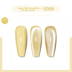 Superflash Smoothie - Cat Eye Magnetic Glitter Solid Nail Polish gel