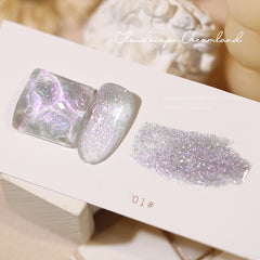 (12 colors ) Aurora Dream Series-Solid nail gel - Glitter Star