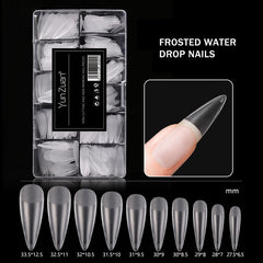 504 pcs/Bag Dull polish False Nail Tips Artificial Acrylic Frosted Full Cover