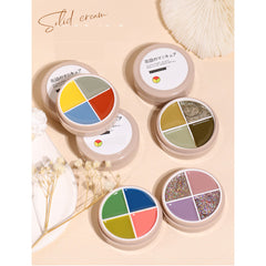 4-colors set Solid cream