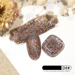 Black Spar Series Solid nail gel - Glitter Star