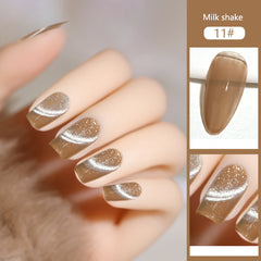 Cat Eye Magnetic Glitter Solid Nail Polish gel