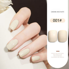 Caramel Macchiato Series solid nail gel, 36 Colors Popular Neutral Nude Solid Gel Polish