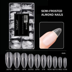 504 pcs/Bag Dull polish False Nail Tips Artificial Acrylic Frosted Full Cover