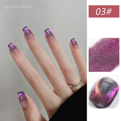 Dynamic Dreak Auger- Cat Eye Magnetic Glitter Solid Nail Polish gel